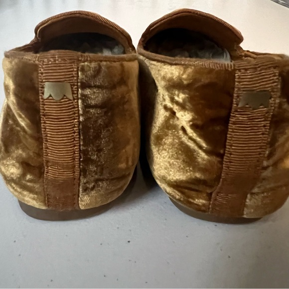 Birdies Velvet Slip On flats Women’s Loafers Orange / gold colour Size 5 - Picture 11 of 12